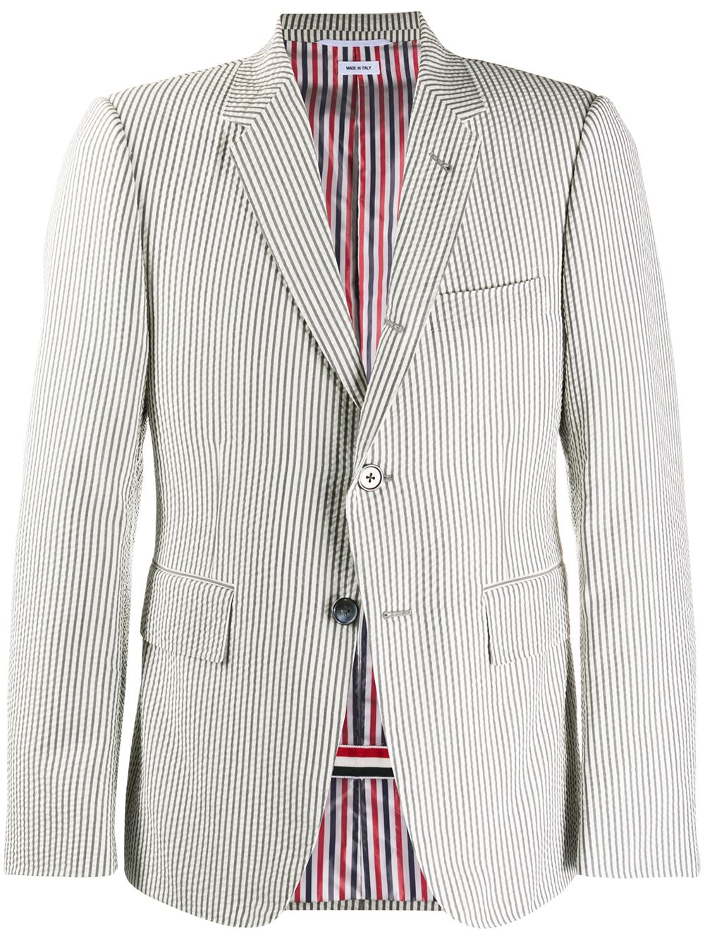 Thom Browne Gestreiftes Sakko - Grau von Thom Browne