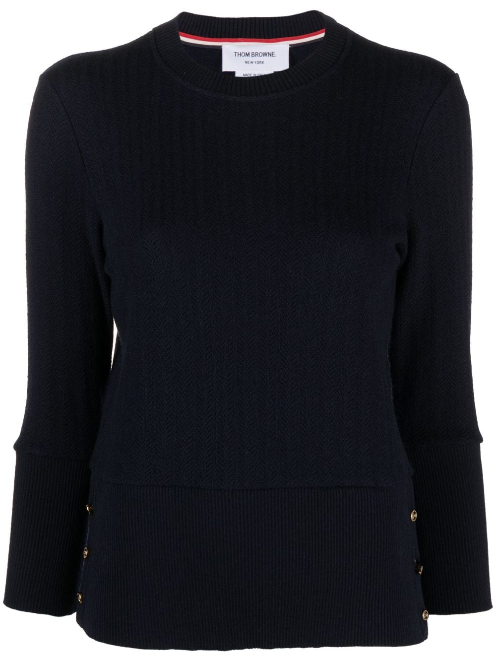 Thom Browne Gestrickter Pullover - Blau von Thom Browne