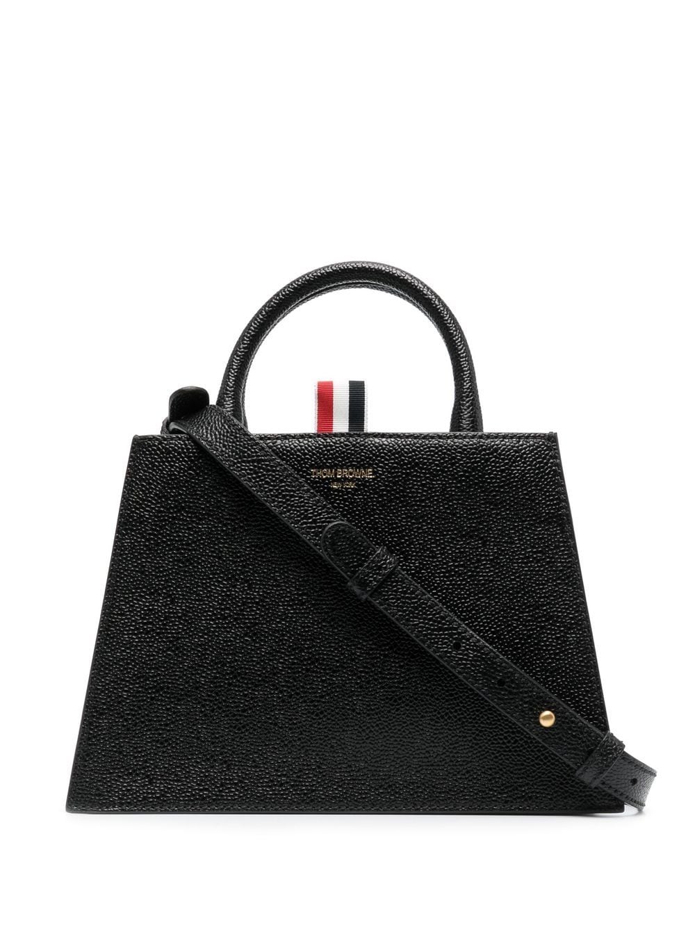 Thom Browne Handtasche mit Logo-Print - Schwarz von Thom Browne