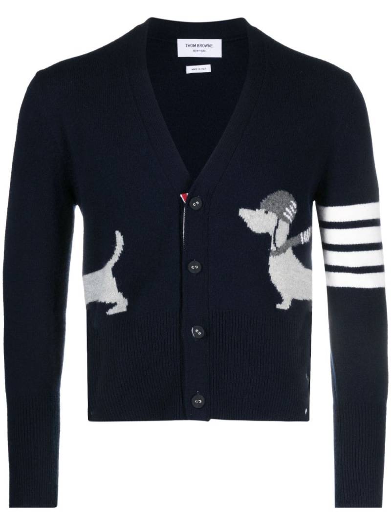 Thom Browne Hector Cardigan mit Streifen - Blau von Thom Browne