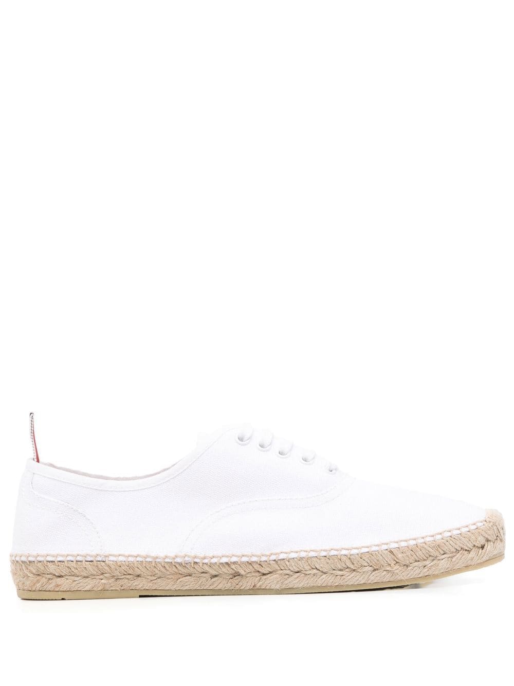 Thom Browne Heritage Sneakers mit Jutesohle - Weiß von Thom Browne