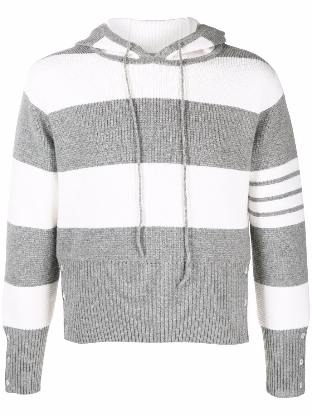 Thom Browne Hoodie mit Streifen - Grau von Thom Browne