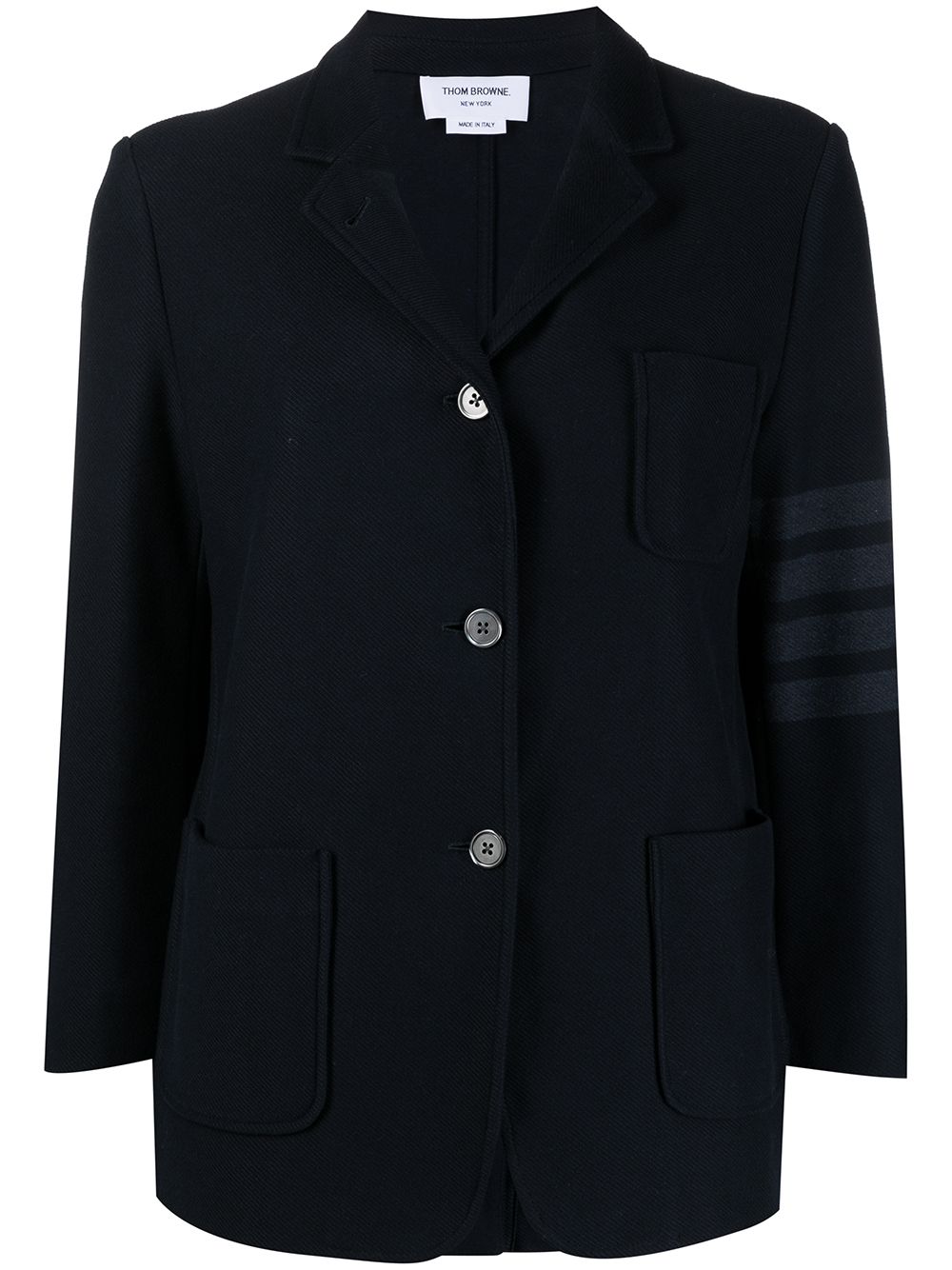 Thom Browne Jacke mit Streifen - Blau von Thom Browne