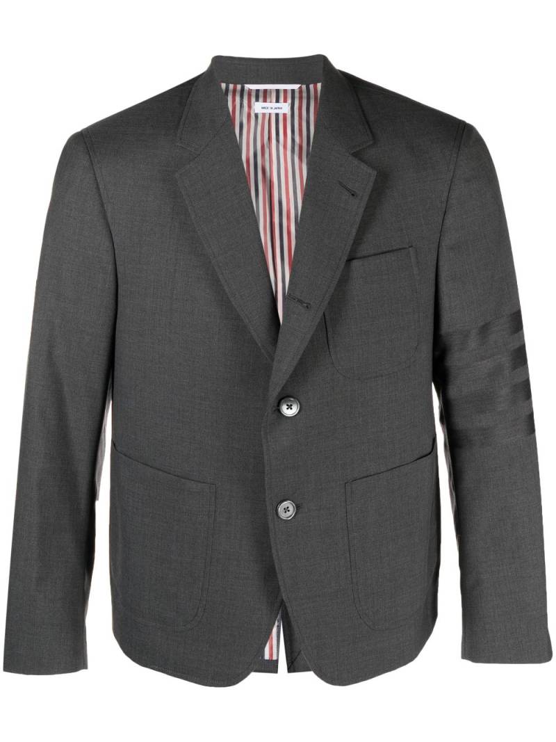 Thom Browne Jacke mit Streifen - Grau von Thom Browne