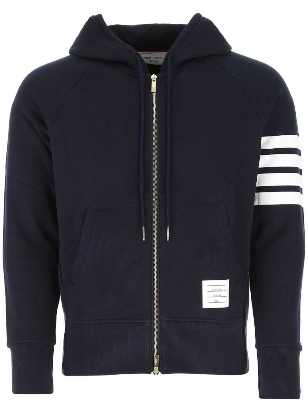 Thom Browne Kapuzenpullover mit Streifen - Blau von Thom Browne