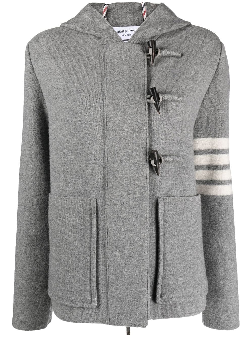 Thom Browne Klassische Dufflecoat - Grau von Thom Browne