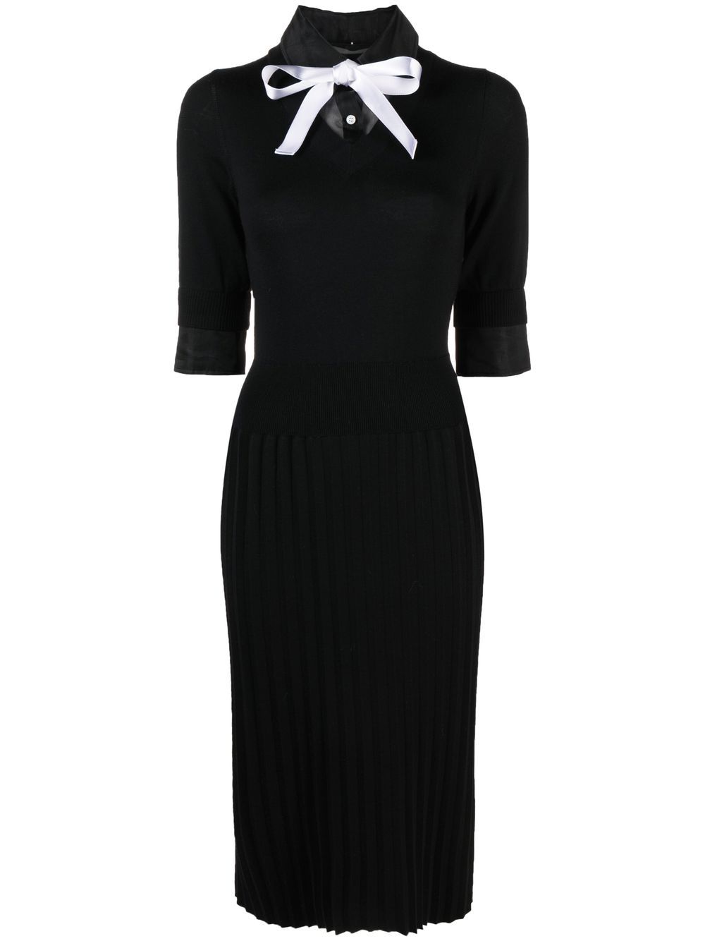 Thom Browne Kleid im Layering-Look - Schwarz von Thom Browne