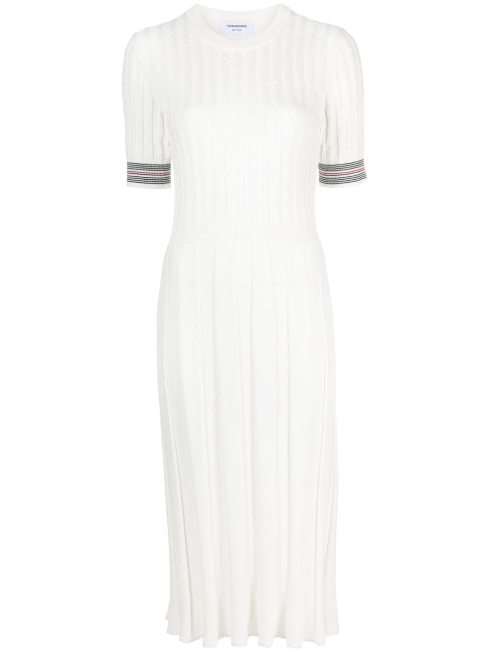 Thom Browne Kleid mit Falten - Weiß von Thom Browne