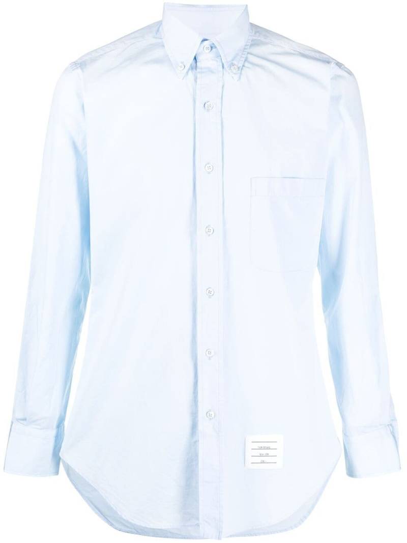 Thom Browne Langärmeliges Hemd - Blau von Thom Browne