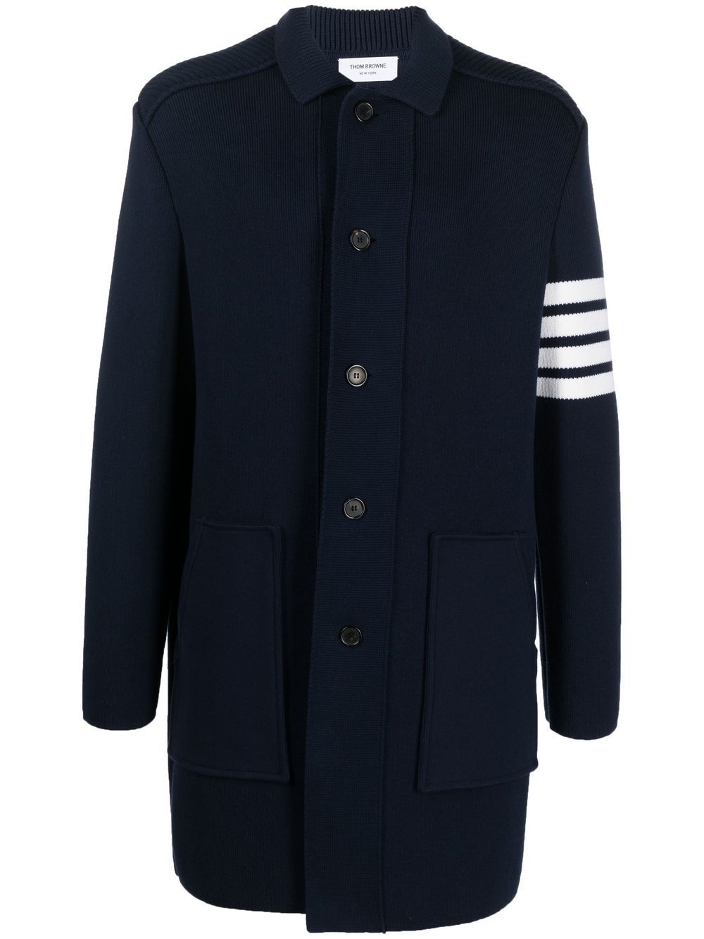 Thom Browne Langer Cardigan - Blau von Thom Browne