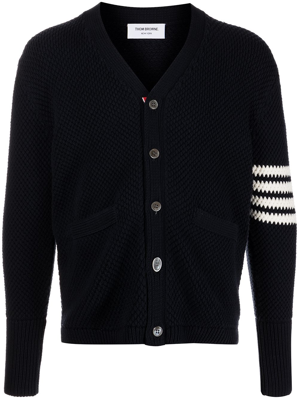 Thom Browne Cardigan mit Streifen - Blau von Thom Browne