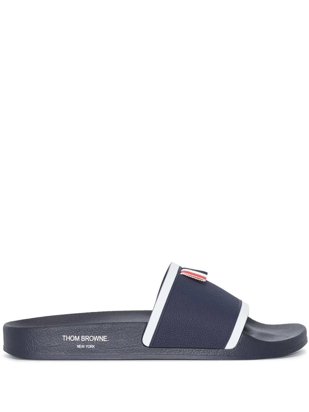 Thom Browne Pantoletten aus Frottee - Blau von Thom Browne