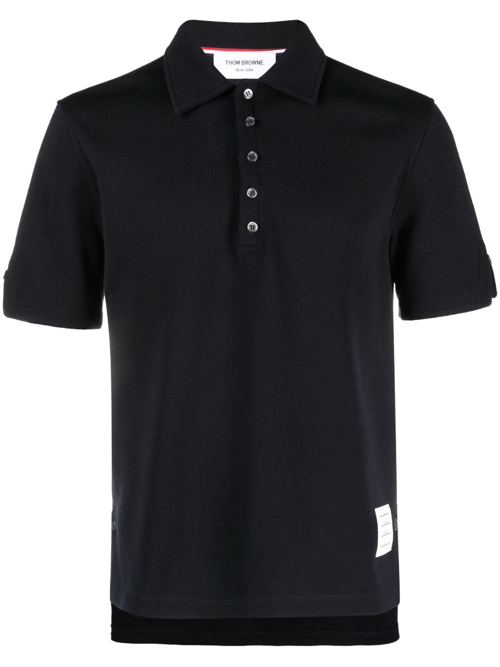 Thom Browne Poloshirt aus Pikee mit Streifen - Blau von Thom Browne