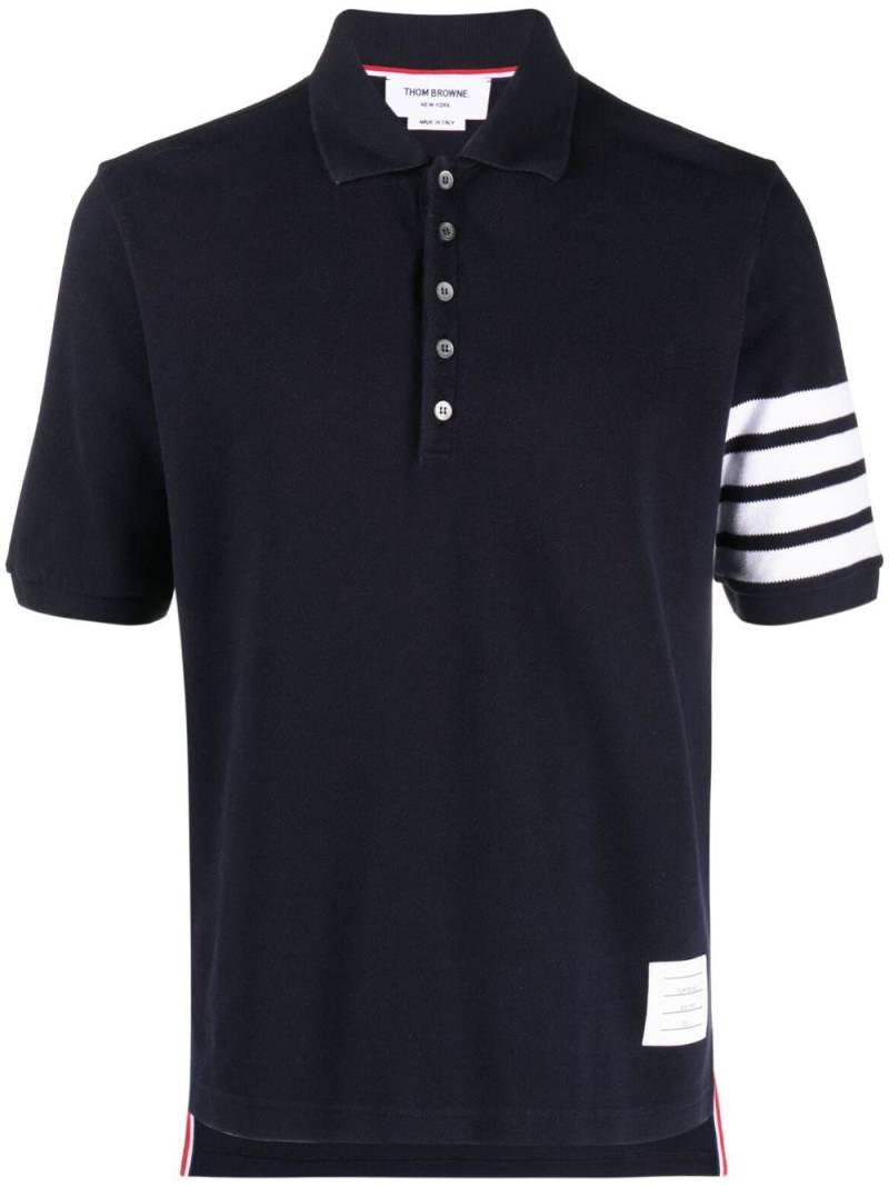 Thom Browne Poloshirt mit Streifen - Blau von Thom Browne