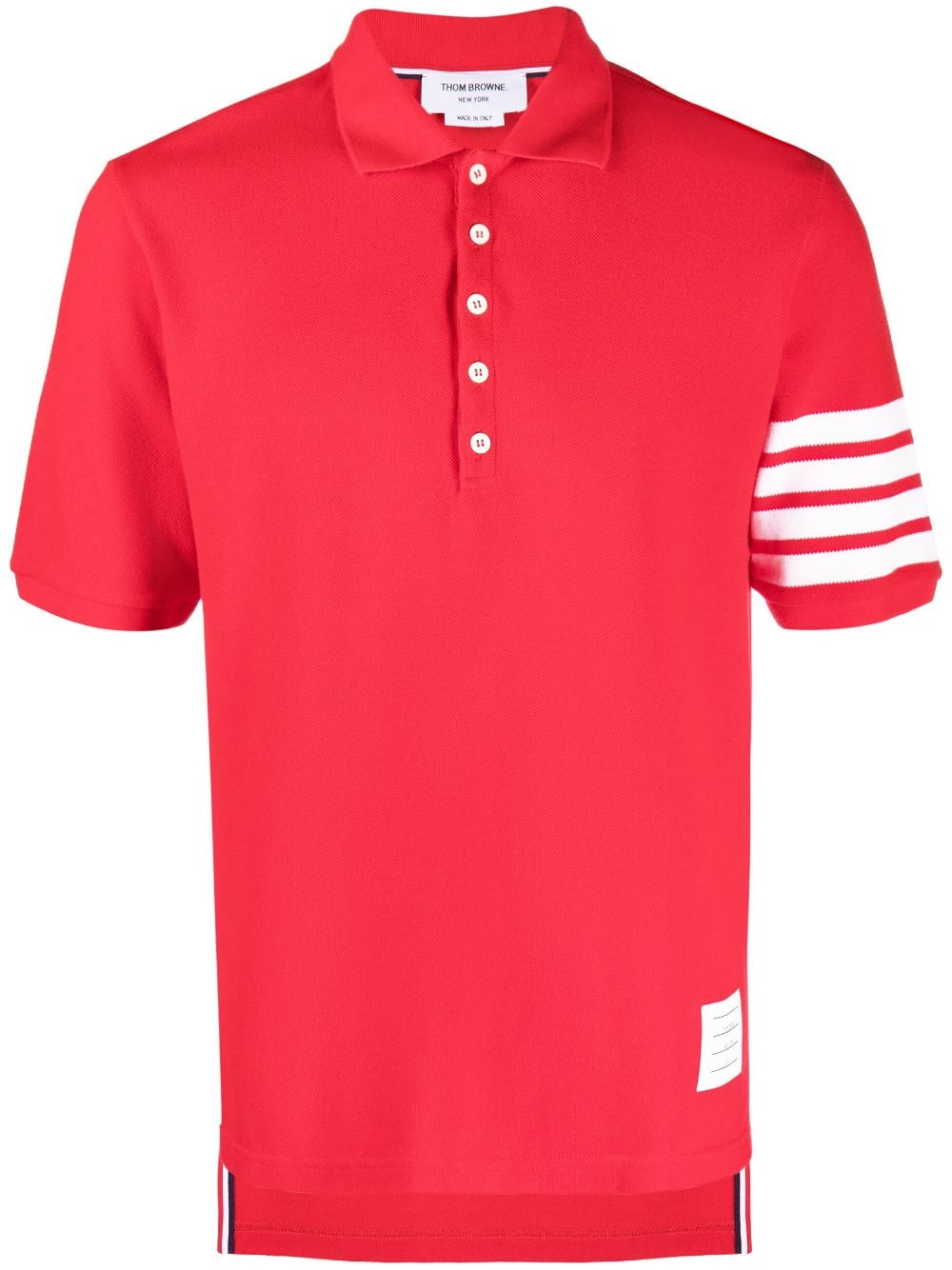 Thom Browne Poloshirt mit Streifen - Rot von Thom Browne