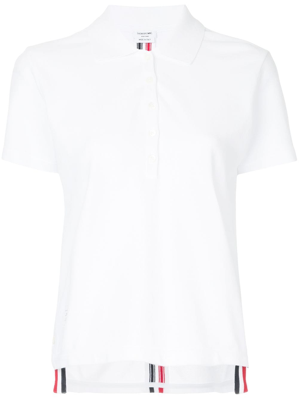 Thom Browne Poloshirt mit Streifen - Weiß von Thom Browne