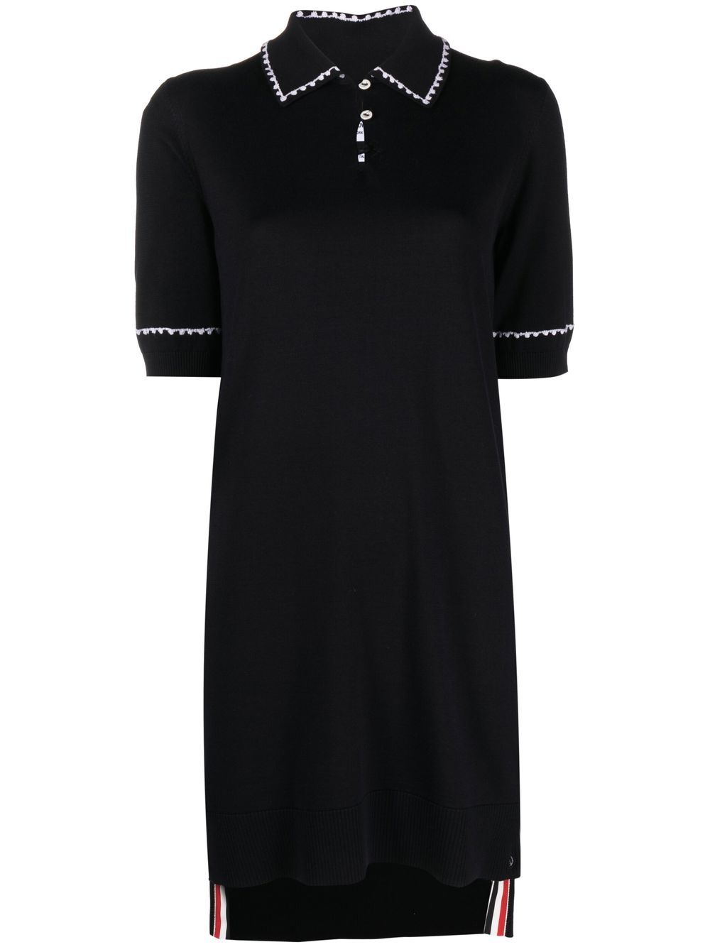 Thom Browne Poloshirtkleid mit Kontrastdetails - Blau von Thom Browne