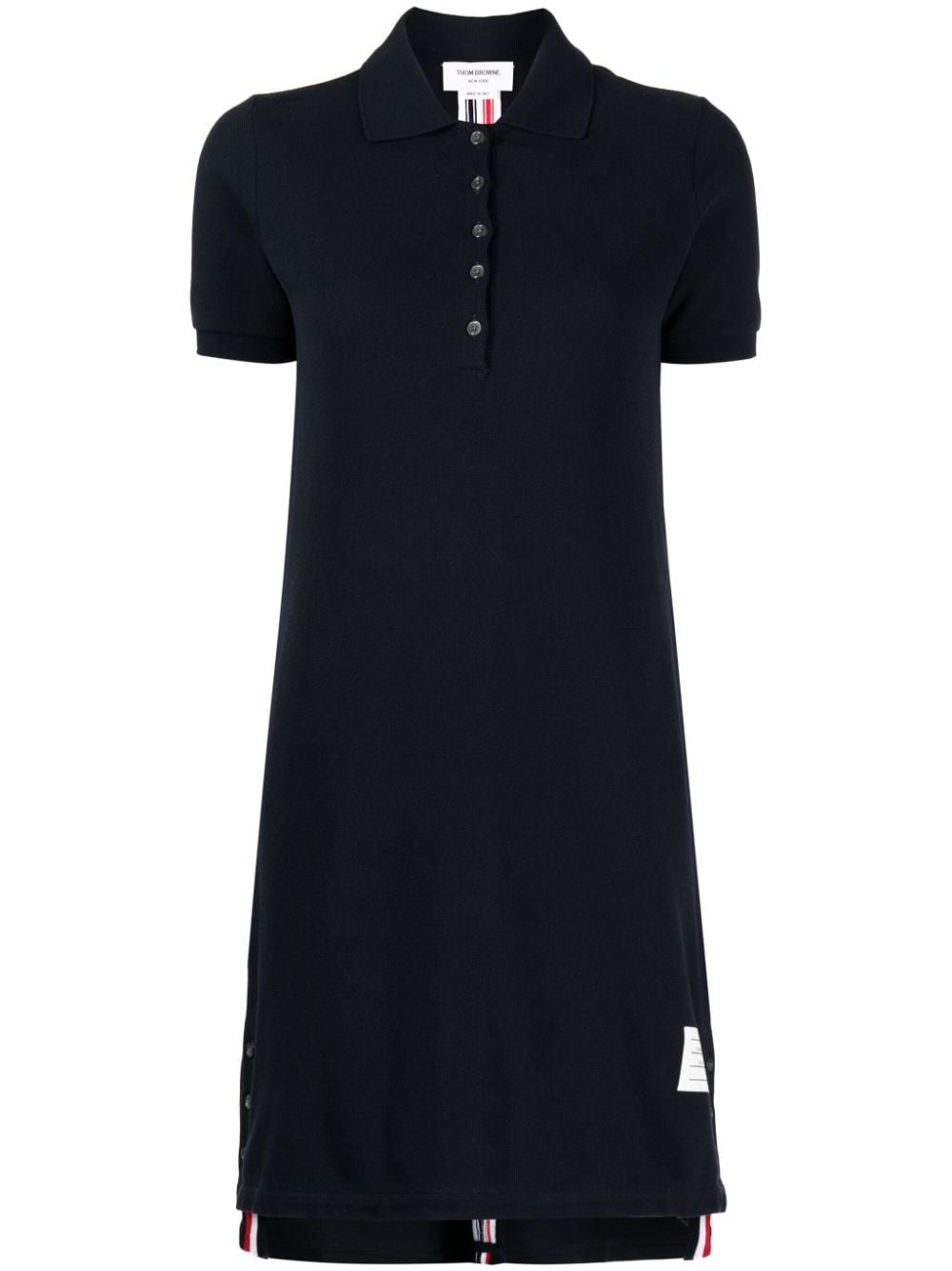 Thom Browne Poloshirtkleid mit Streifen - Blau von Thom Browne