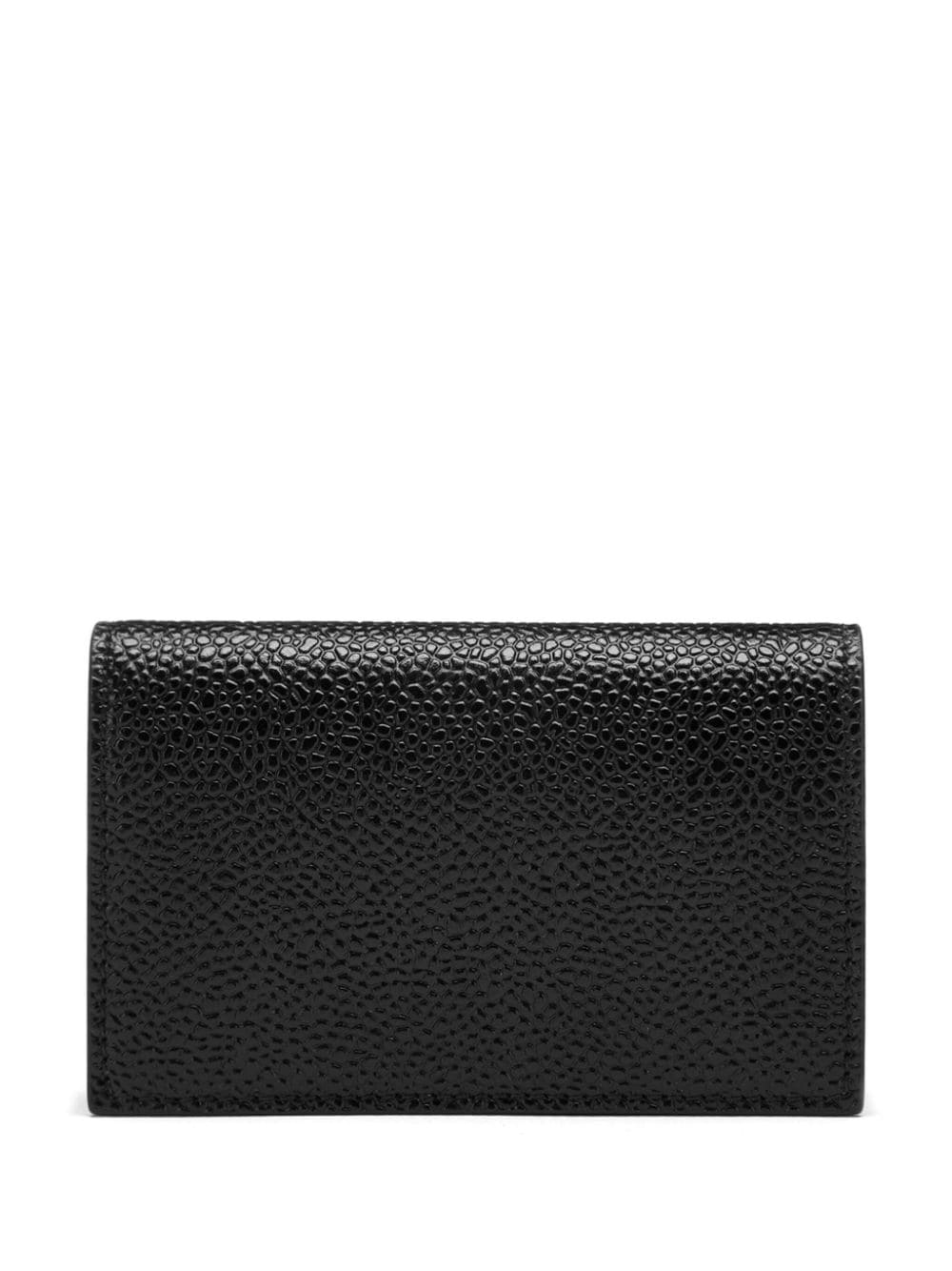 Thom Browne Portemonnaie mit Logo-Stempel - Schwarz von Thom Browne