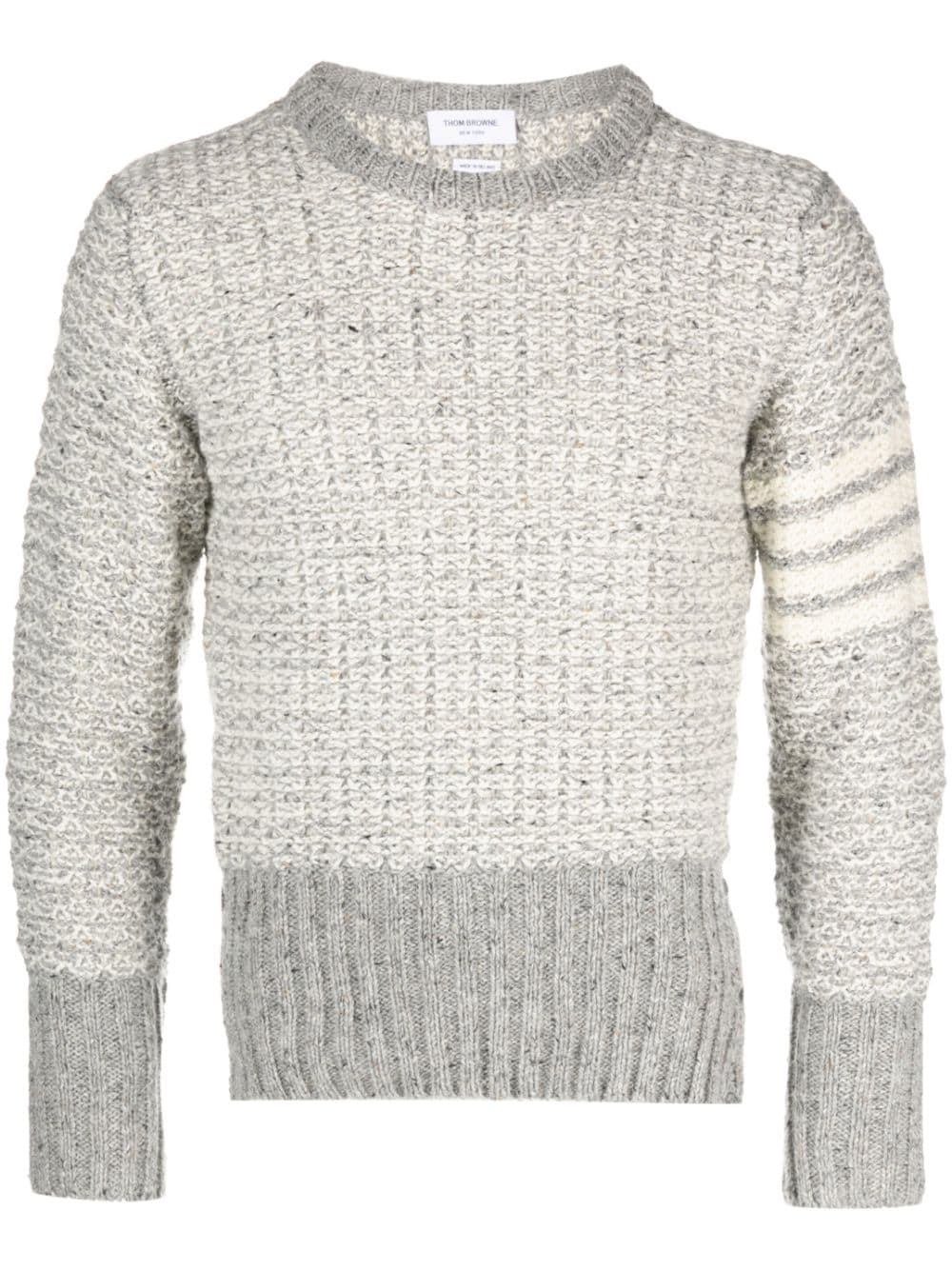 Thom Browne Pullover mit Streifen - Grau von Thom Browne