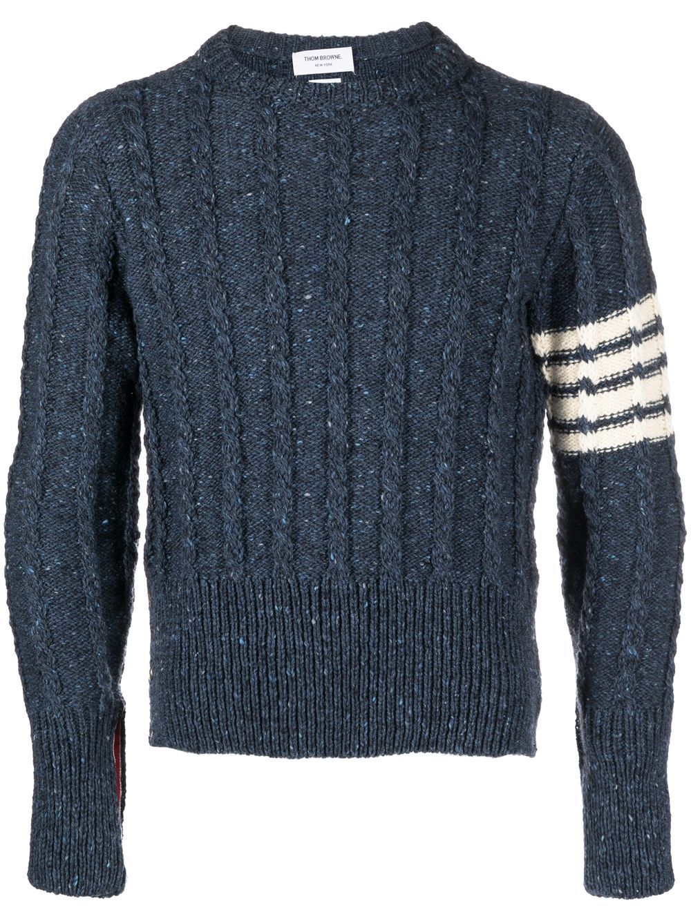 Thom Browne Pullover mit Zopfmuster - Blau von Thom Browne