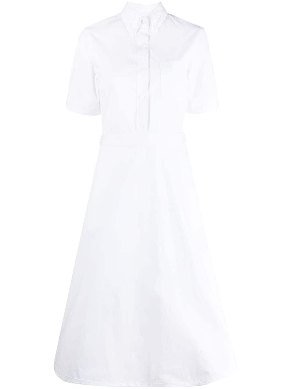 Thom Browne Hemdkleid mit kurzen Ärmeln - Weiß von Thom Browne