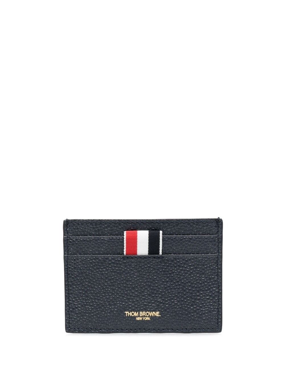 Thom Browne 4-Bar Kartenetui mit Logo-Streifen - Schwarz von Thom Browne