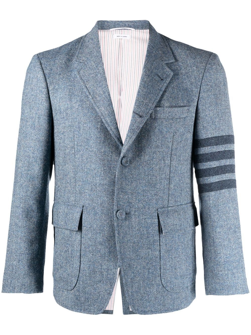 Thom Browne Sakko mit Streifendetail - Blau von Thom Browne