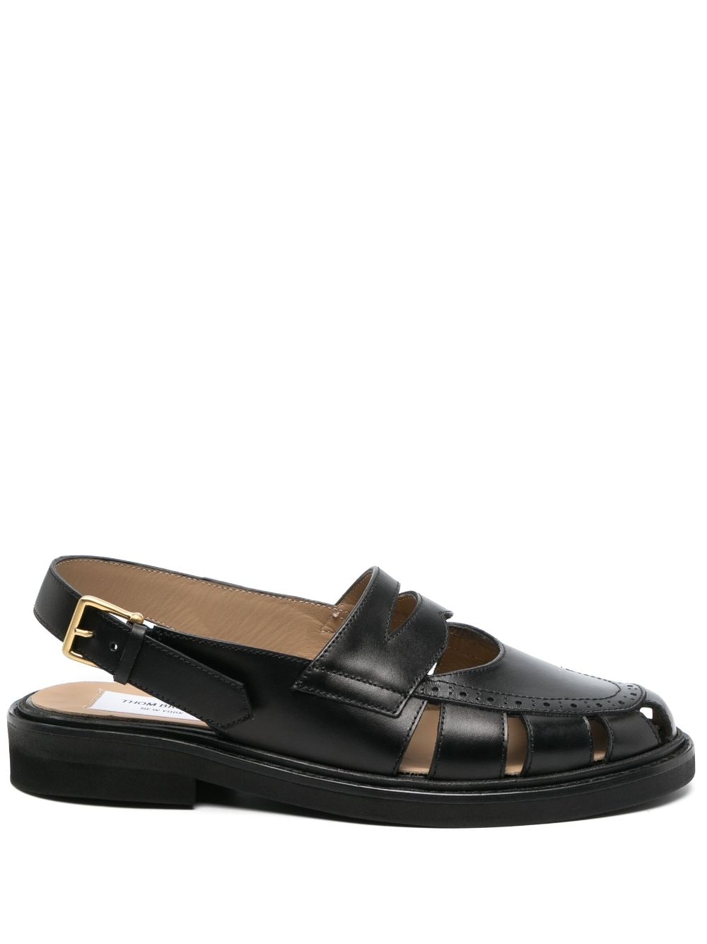 Thom Browne Slingback-Sandalen - Schwarz von Thom Browne