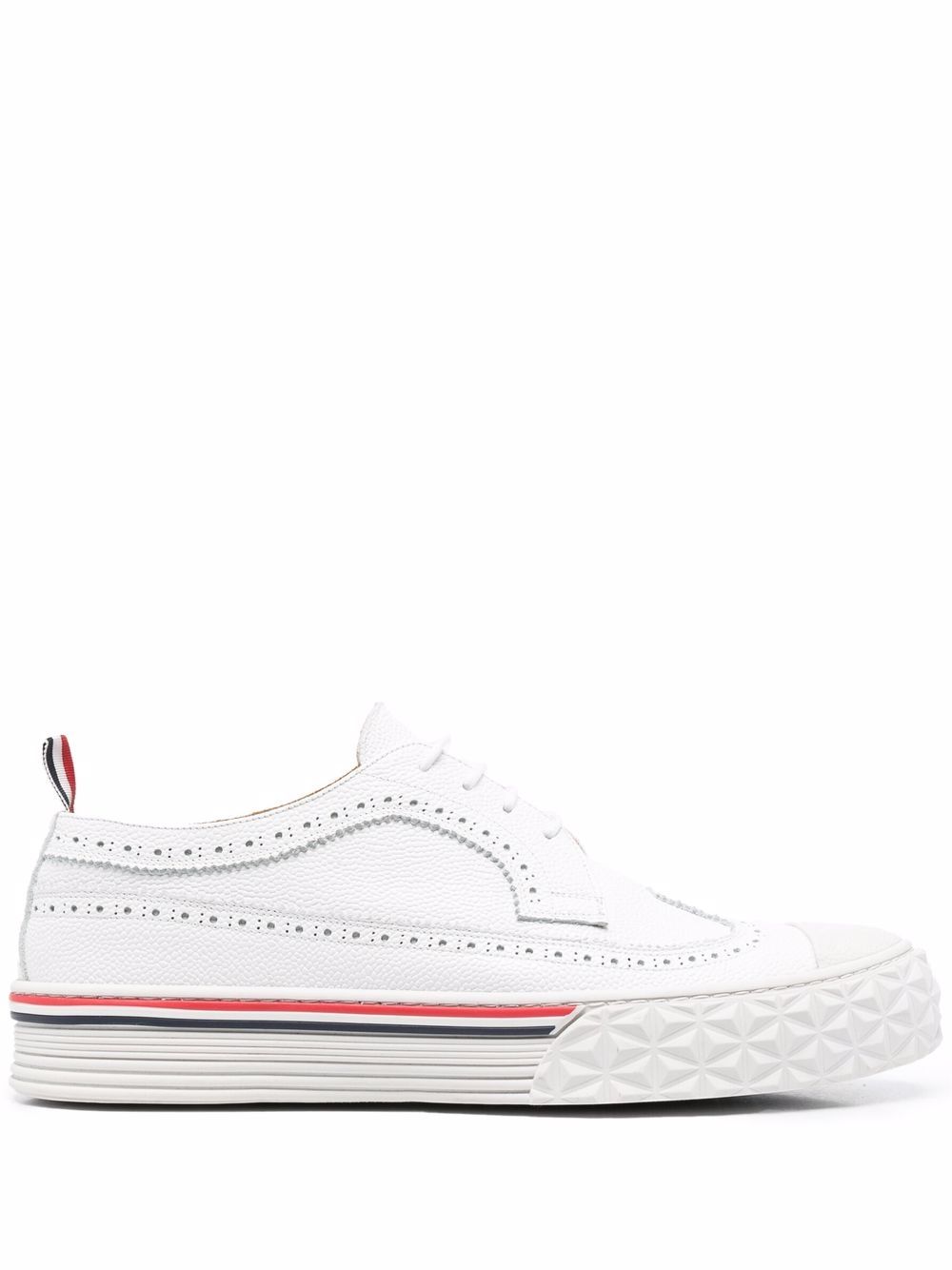 Thom Browne Sneakers mit Budapestermuster - Weiß von Thom Browne