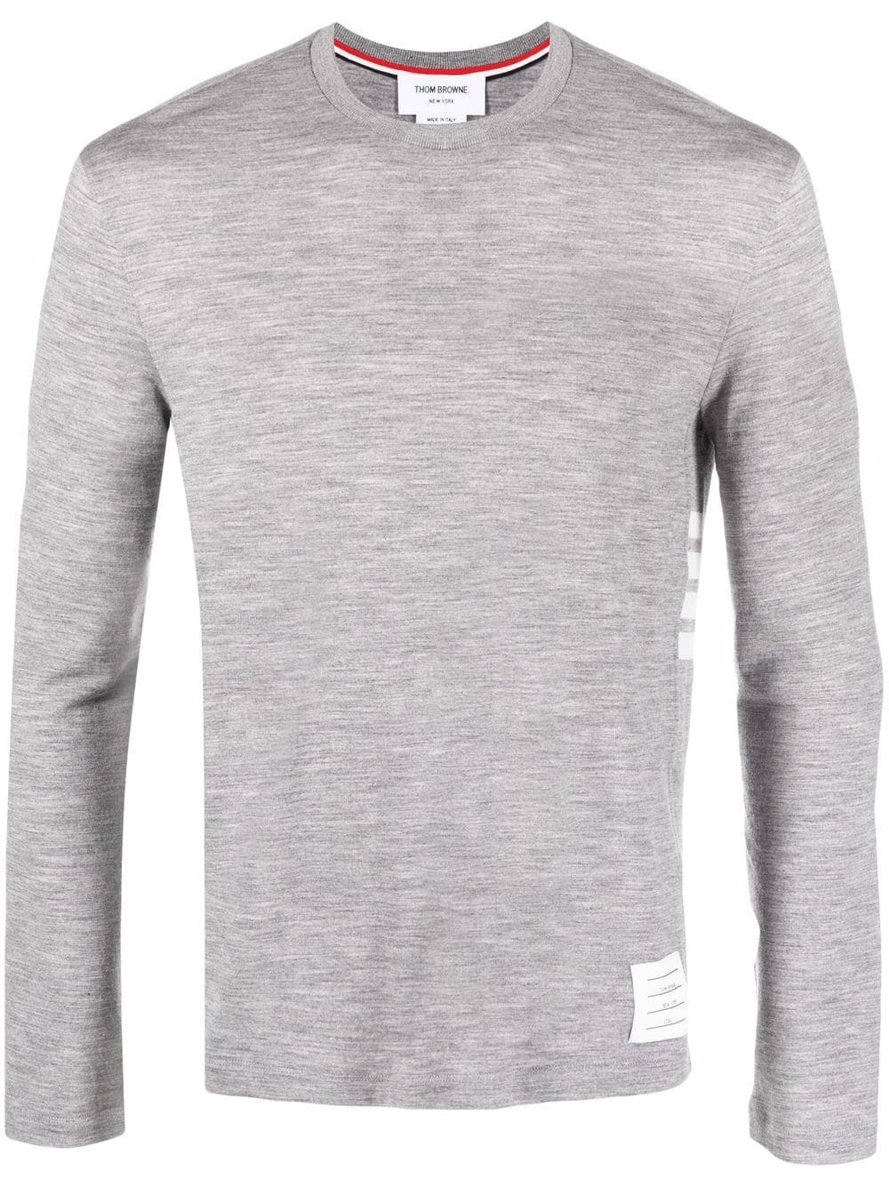 Thom Browne Strickpullover mit rundem Ausschnitt - Grau von Thom Browne