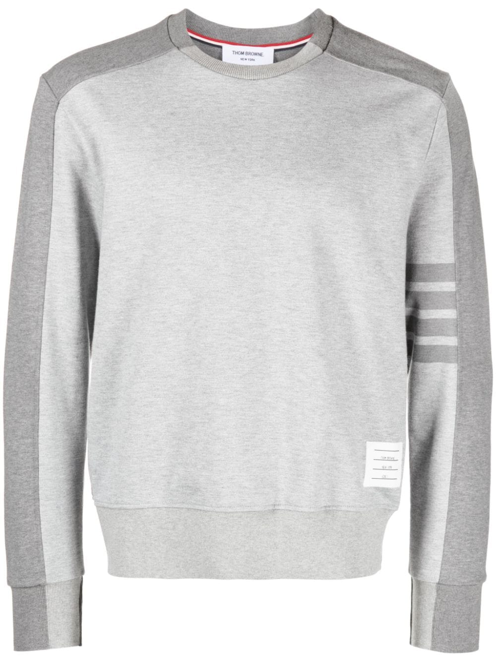 Thom Browne Sweatshirt mit Streifen - Grau von Thom Browne