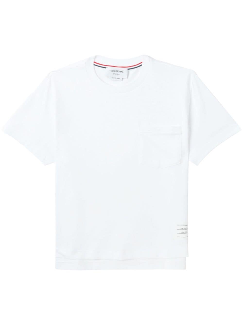 Thom Browne T-Shirt mit Logo - Weiß von Thom Browne