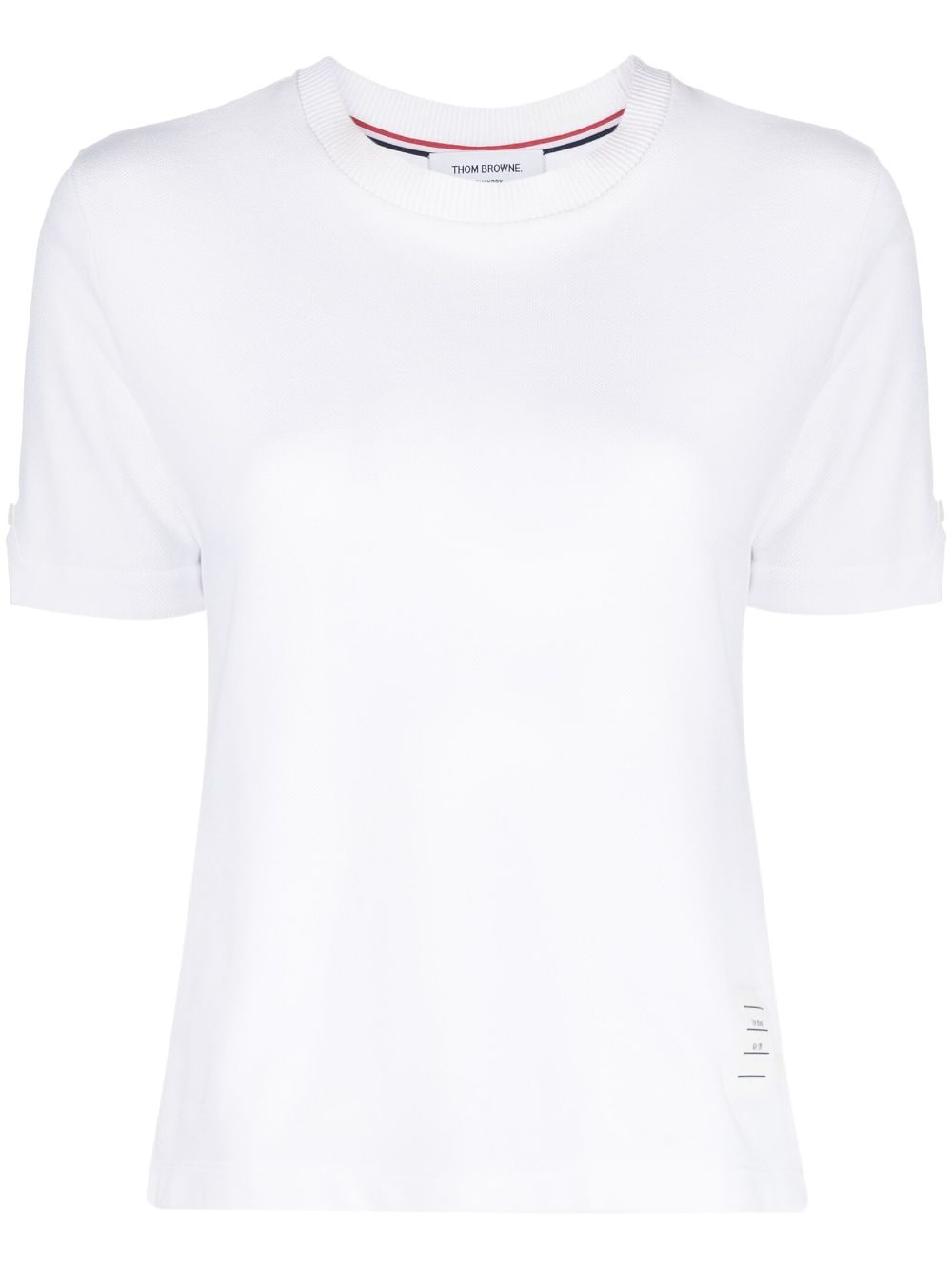 Thom Browne T-Shirt mit Pailletten - Weiß von Thom Browne