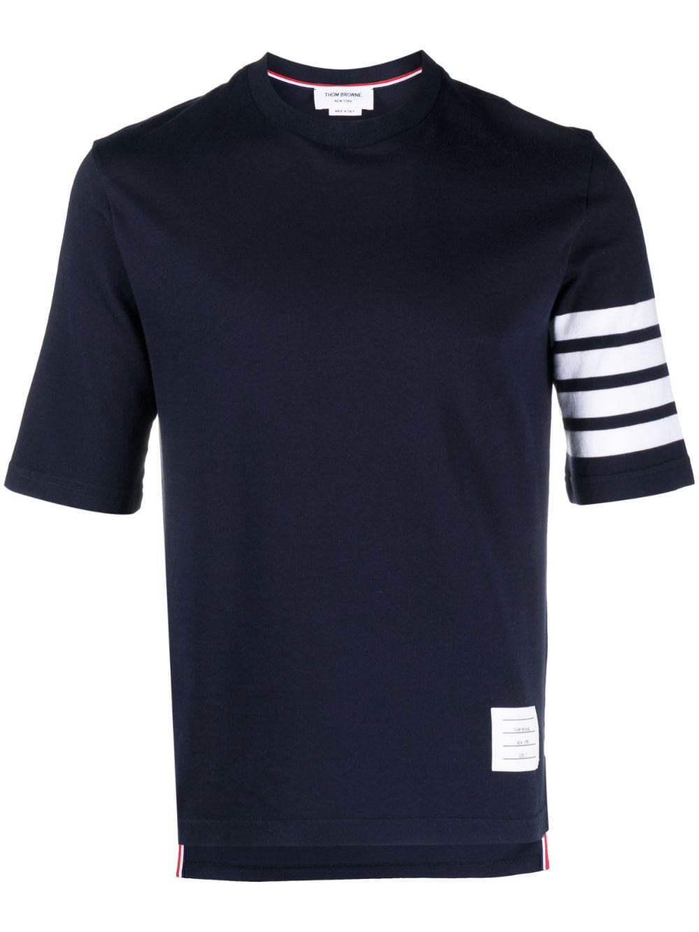 Thom Browne T-Shirt mit Streifen - Blau von Thom Browne