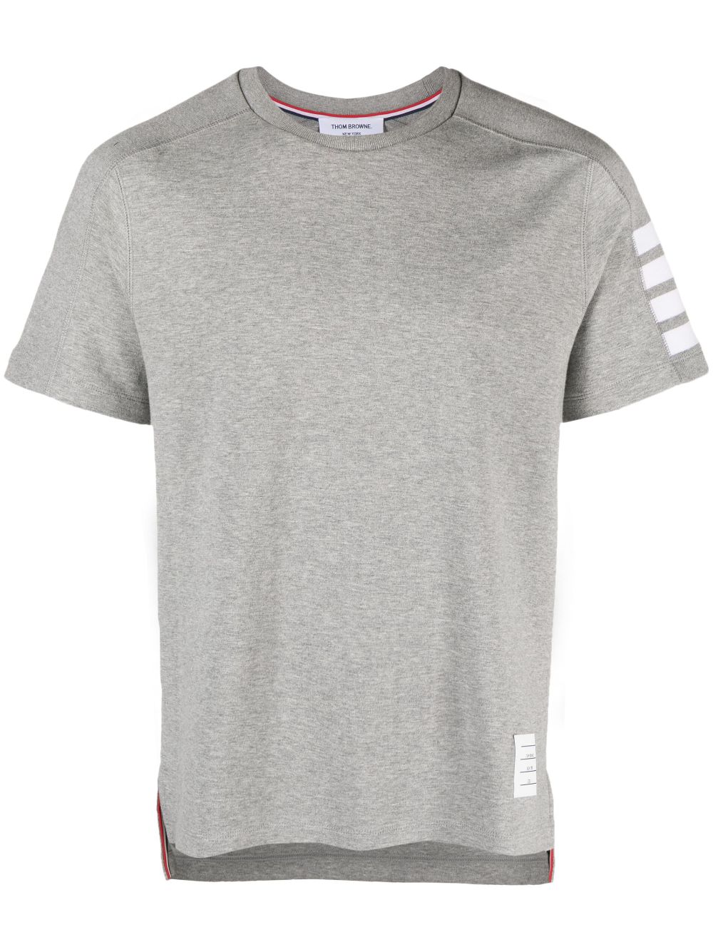 Thom Browne T-Shirt mit Streifen - Grau von Thom Browne