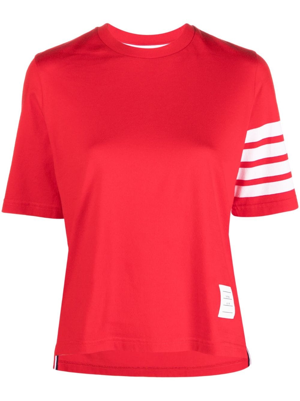 Thom Browne T-Shirt mit Streifen - Rot von Thom Browne