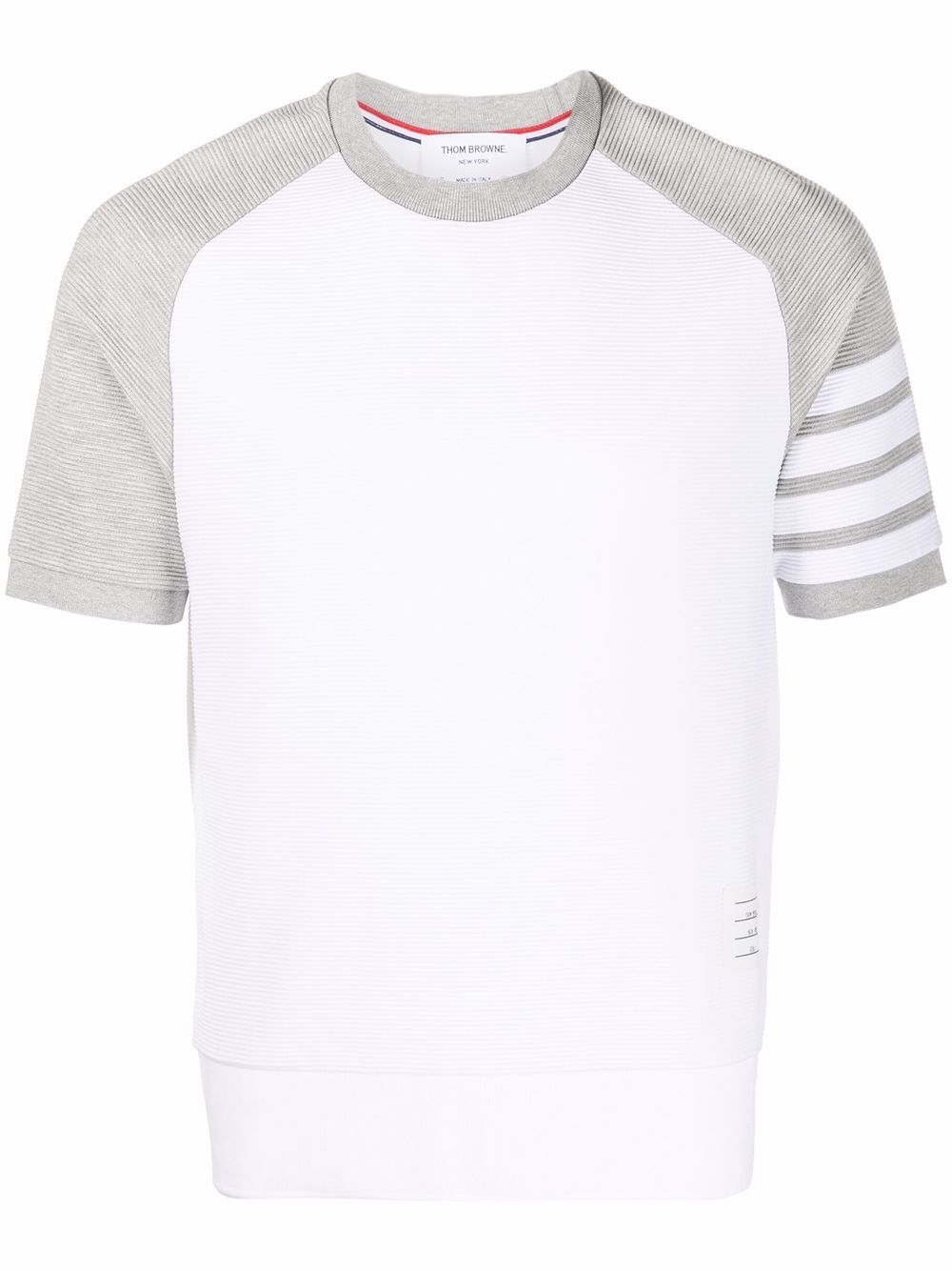 Thom Browne T-Shirt mit Streifen - Weiß von Thom Browne