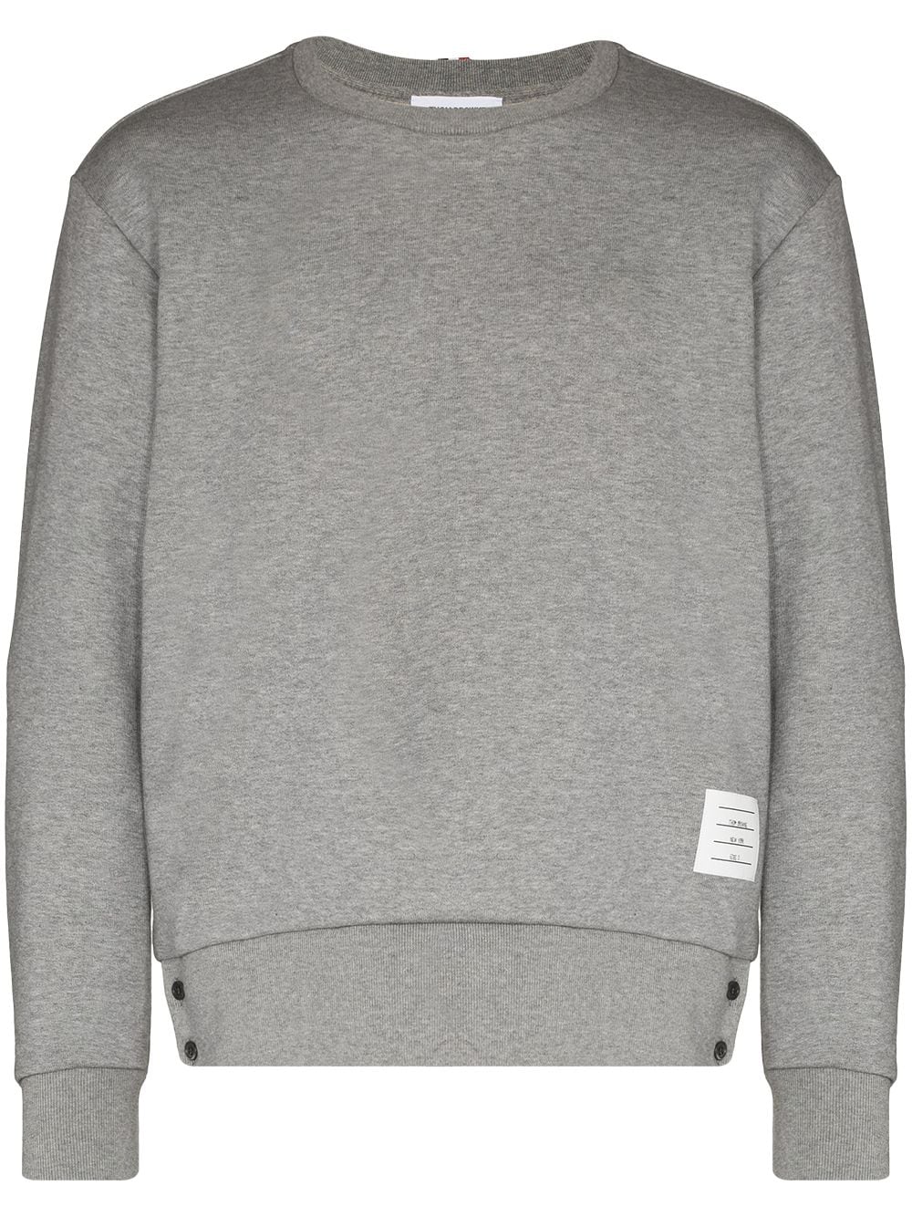 Thom Browne Sweatshirt mit RWB-Streifen - Grau von Thom Browne