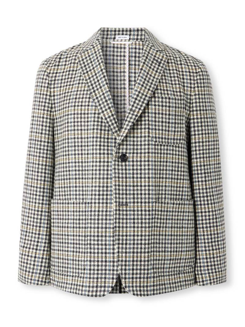 Thom Browne - Unstructured Checked Houndstooth Wool-Tweed Blazer - Men - Gray - 2 von Thom Browne