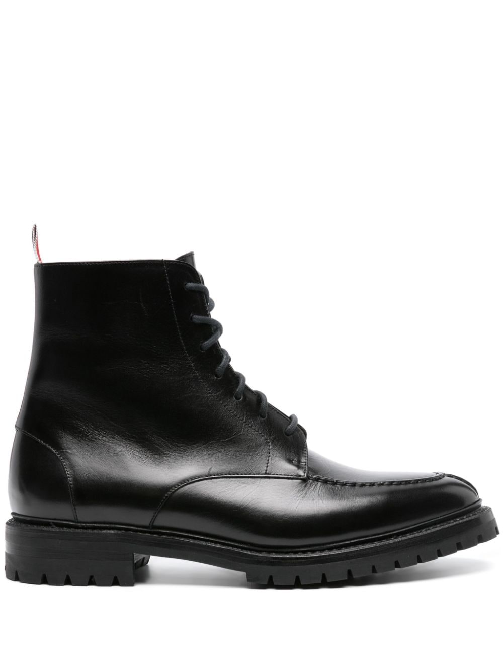 Thom Browne Wingtip Lederstiefel - Schwarz von Thom Browne