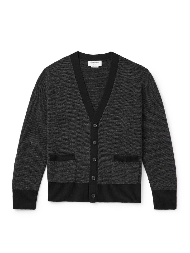 Thom Browne - Wool Cardigan - Men - Black - 3 von Thom Browne
