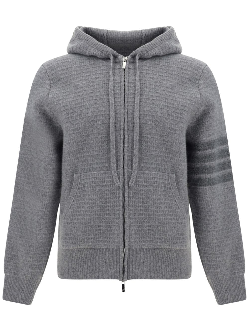 Thom Browne Kapuzenjacke mit Streifen - Grau von Thom Browne