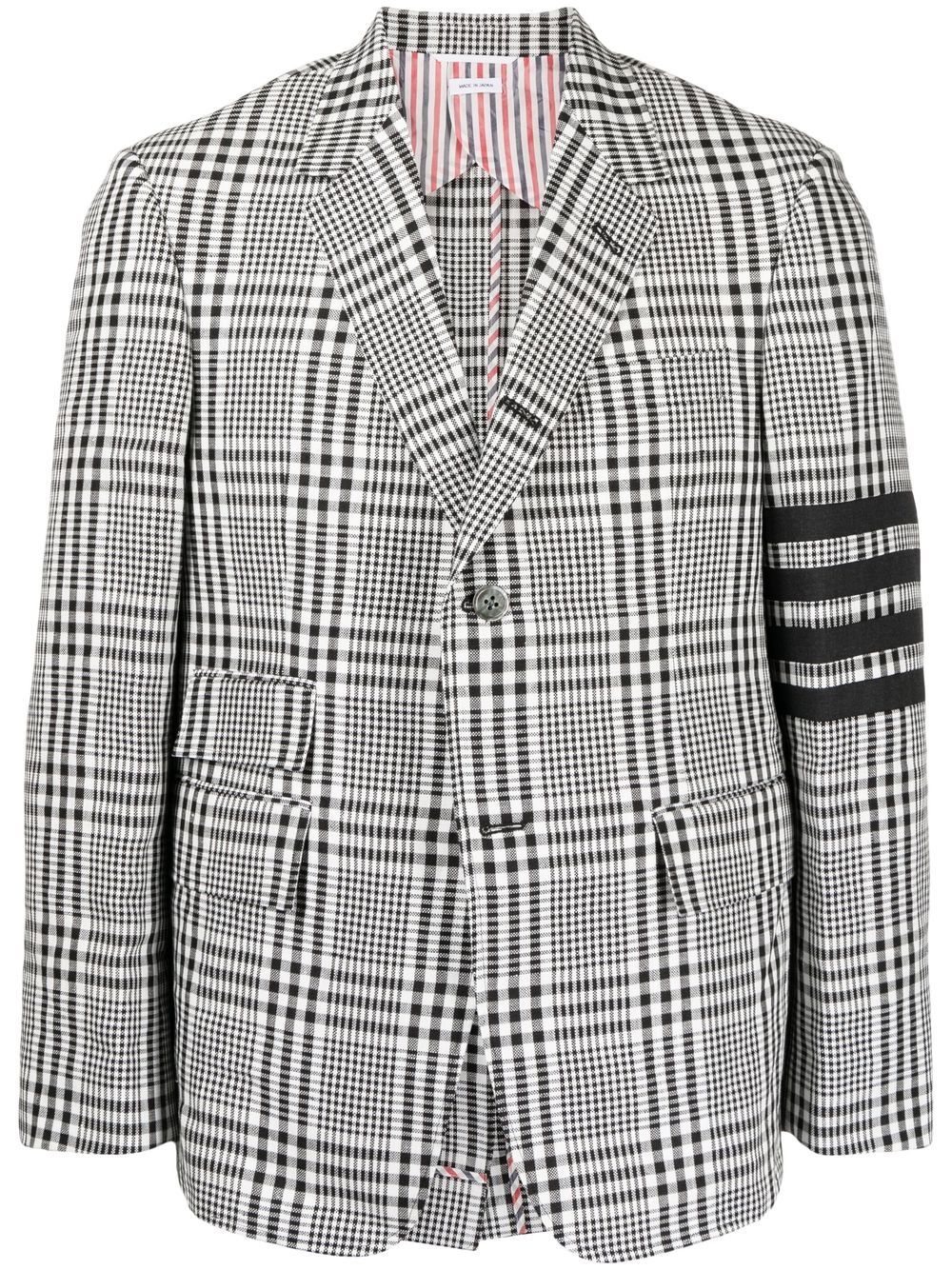 Thom Browne Kariertes Sakko - Weiß von Thom Browne