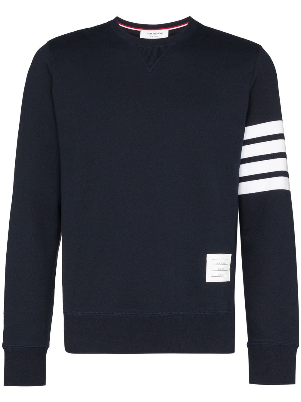 Thom Browne Sweatshirt mit gestreiftem Ärmel - Blau von Thom Browne