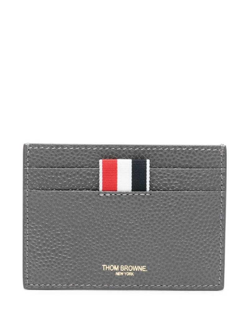 Thom Browne Kartenetui mit Ripsband - Grau von Thom Browne