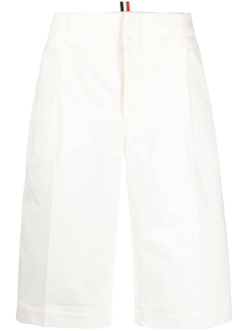 Thom Browne Shorts mit Logo-Lasche - Weiß von Thom Browne