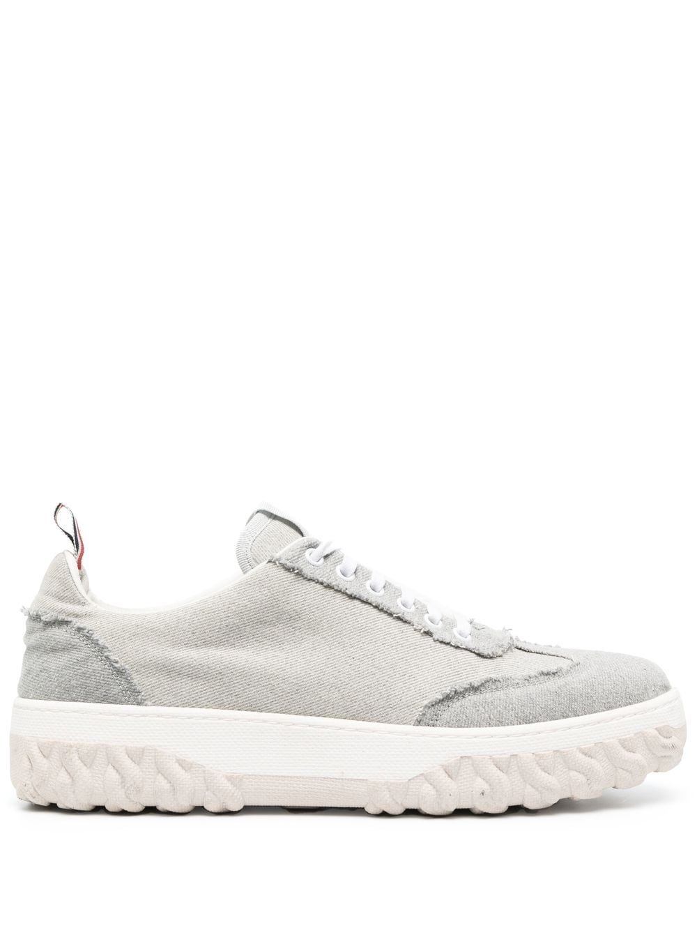 Thom Browne Ausgefranste Sneaker - Grau von Thom Browne