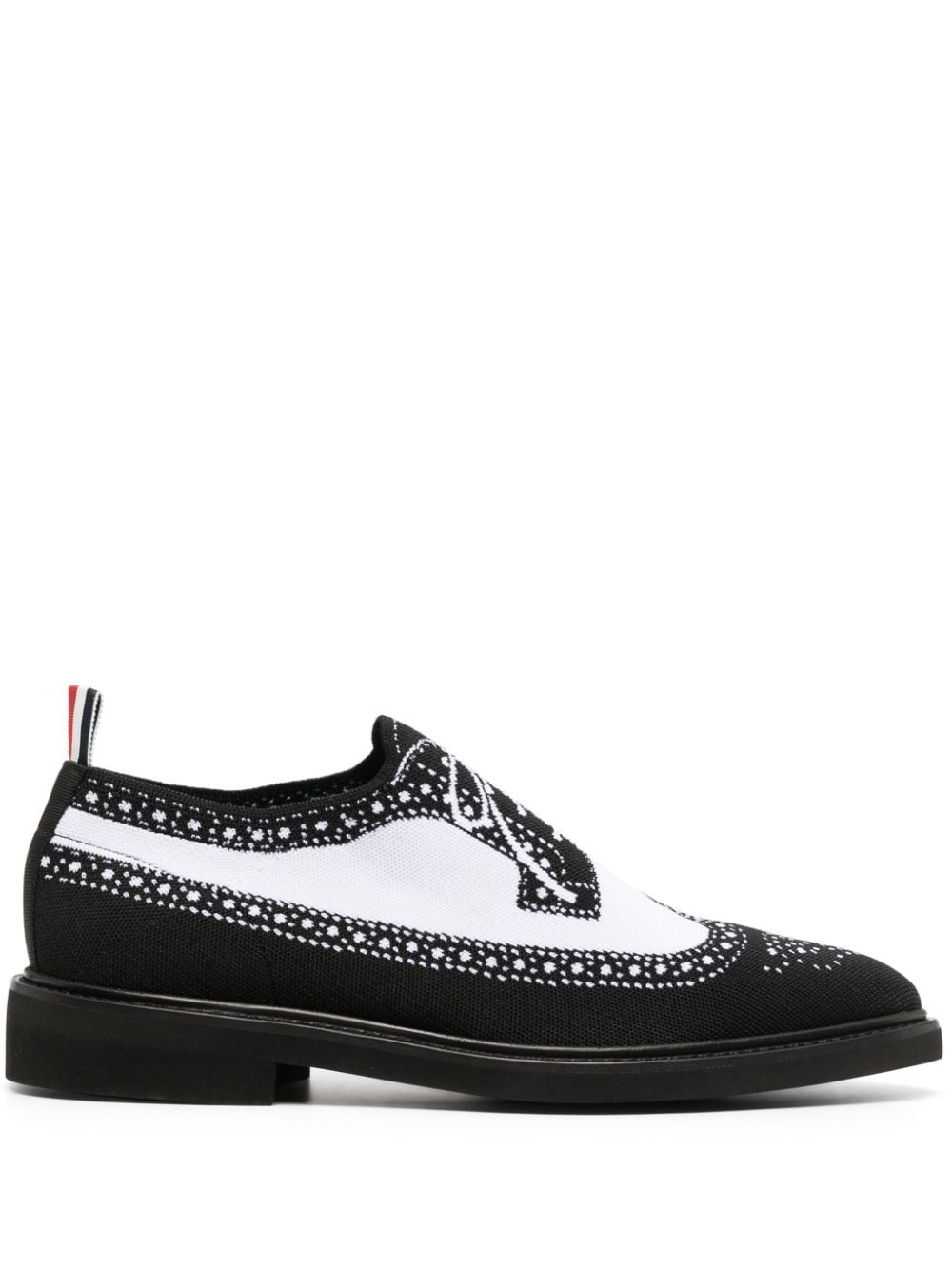 Thom Browne Loafer mit Trompe-l'oeil-Effekt - Schwarz von Thom Browne