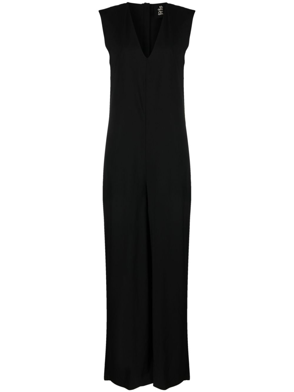 Thom Krom Jumpsuit mit V-Ausschnitt - Schwarz von Thom Krom